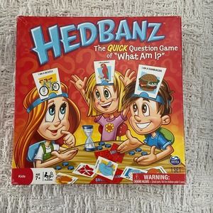 HEDBANZ 2ND EDITION The Quick Question Game of "What Am I?" Ages 7+ - INCOMPLETE